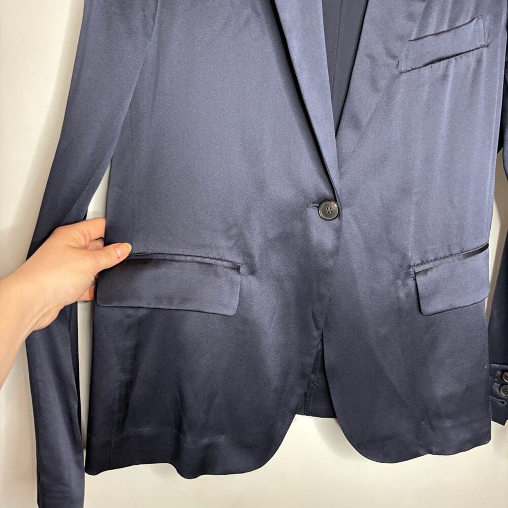 Nili Lotan Sophia Silk Blazer Jacket - Picture 6 of 10